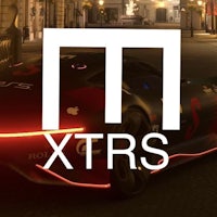 a car with the word xtrs on it